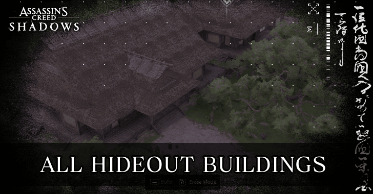 All Hideout Buildings