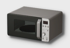 Black & White Microwave