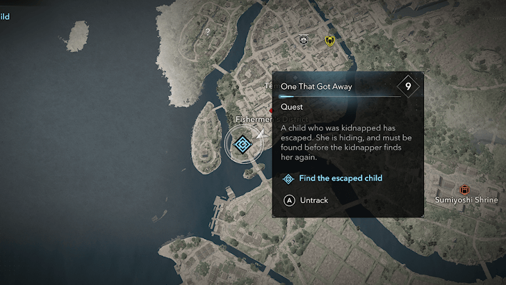 One That Got Away starting point