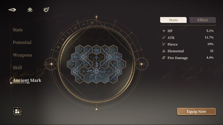 Equip Ancient Marks