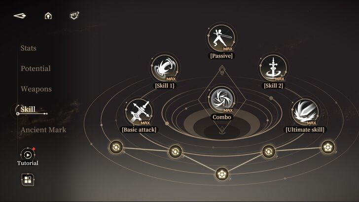 Check Skills, Talents, Weapons