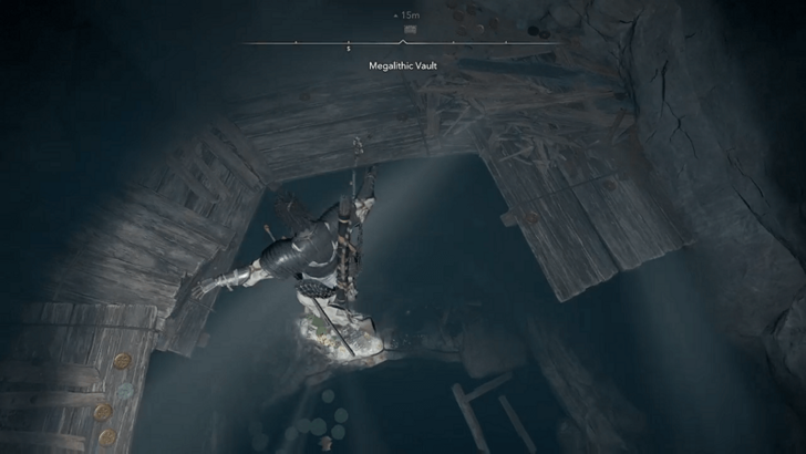 Megalithic Vault Step 3 - Drop Down the Hole