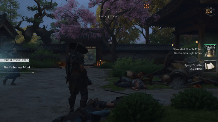 The Fatherless Monk rewards