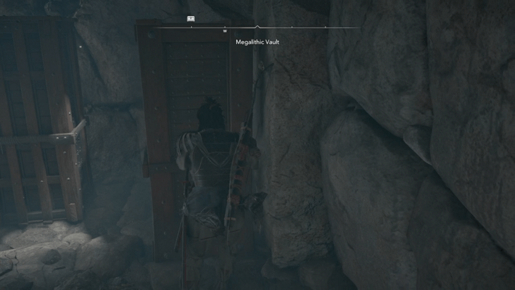 Megalithic Vault Step 5 - Pull the Blockade on the Right Back