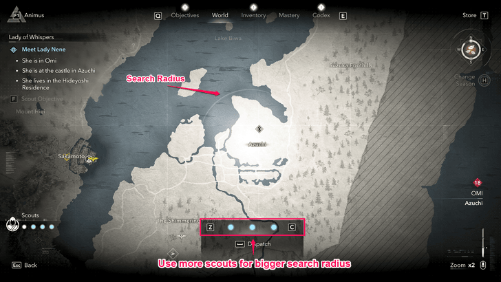 Use Scouts to Reveal Objective