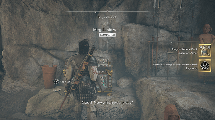 Megalithic Vault Final Room 4 - Legendary Chest