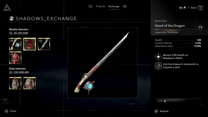 Use Keys in the Exchange Store