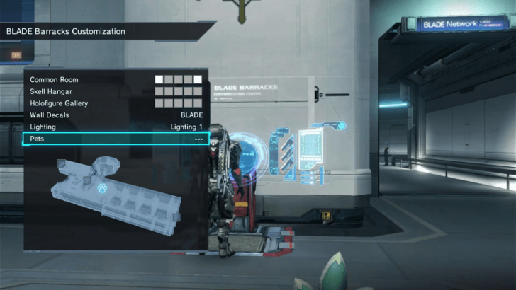 Pets BLADE Barracks Customization