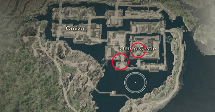 Omizo Castle Samurai Dasiho Locations