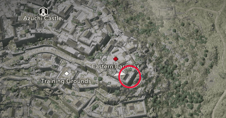 Azuchi Castle Kura Key map location