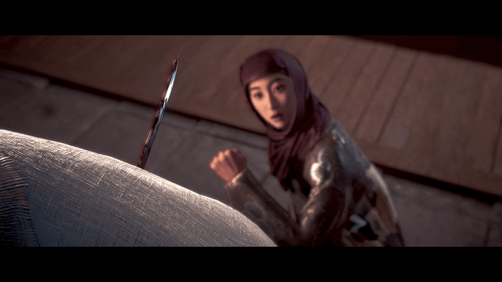 Lady Oichi Survives the Attackl