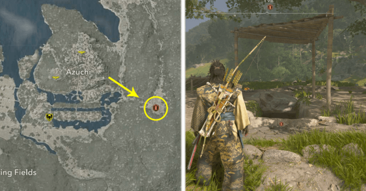 AC Shadows Heartspiller Location in Omi