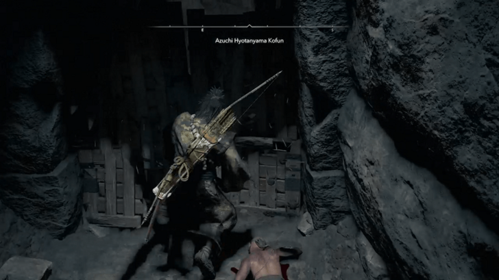 Azuchi Hyotanyama Step 2 - Kill the Bandit and Sprint Through Door