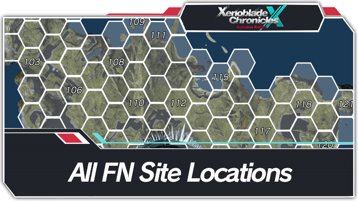 Xenoblade Chronicles X - All FN Site Locations