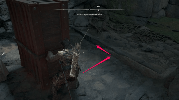 Azuchi Hyotanyama Step 6 - Move Back and RIght