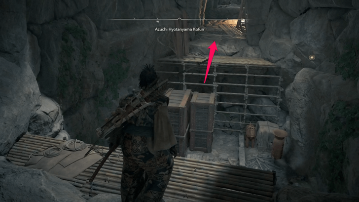 Azuchi Hyotanyama Step 8 - Climb Across