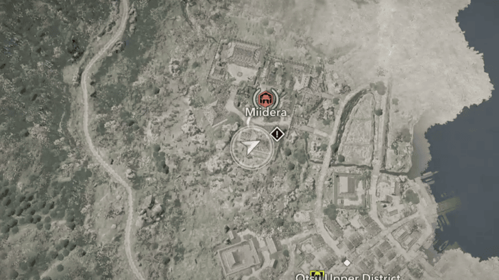 Miidera Lost Page 1 Map