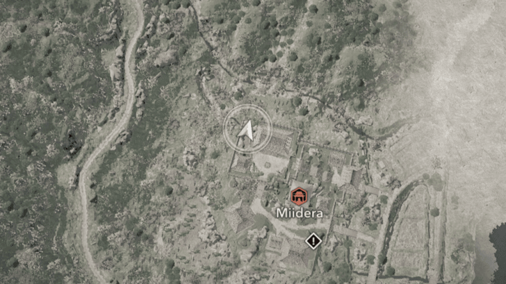 Miidera Lost Page 3 Map Location