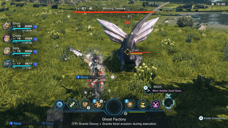 Xenoblade Chronicles X Elma Using Decoy