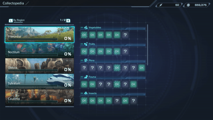 Xenoblade Chronicles X - Collectopedia BP