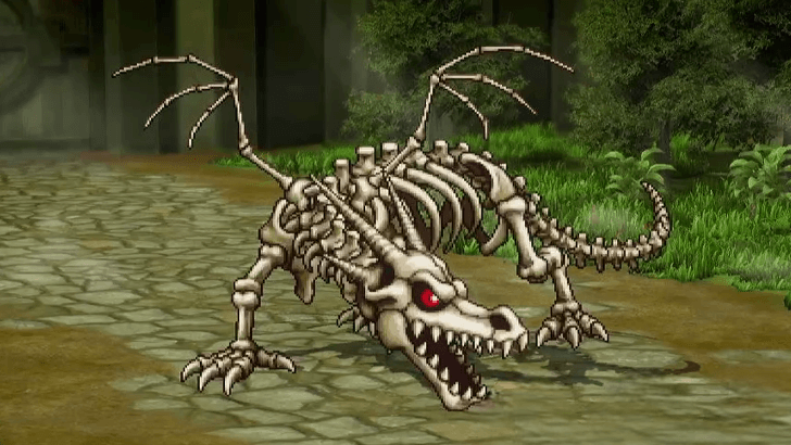Suikoden 2 - Bone Dragon Boss Overview