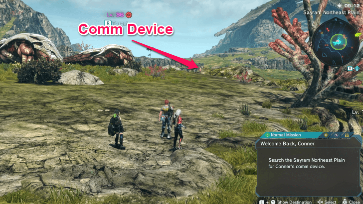 Comm Device Location