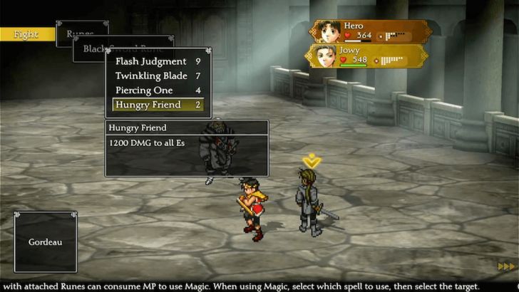 Suikoden 2 - Gordeau Hungry Friend