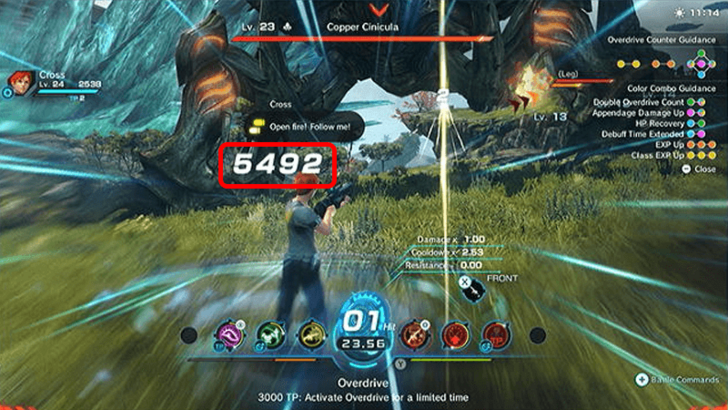 Xenoblade Chronicles X Definitive Edition - Overdrive Activation Damage