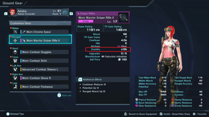 Xenoblade Chronicles X - Stability