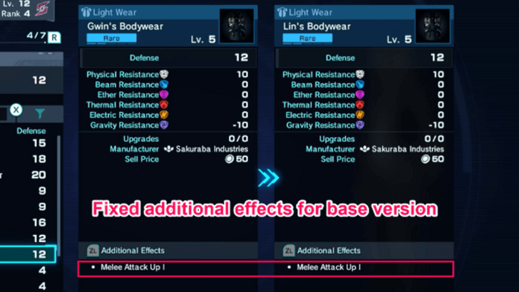 Fixed Additional Effects