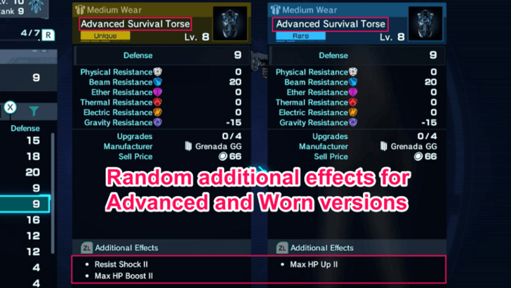 Random Additional Effects