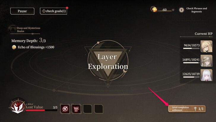 Conclude Tome of Fate Run