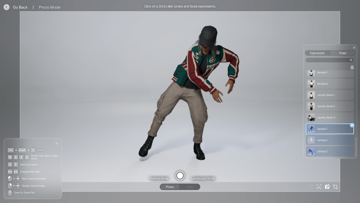 Sample Custom Pose 1