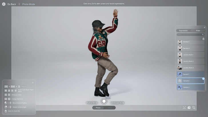 Sample Custom Pose 2