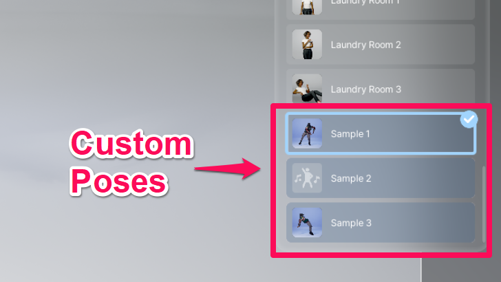 Custom Pose Marked Blue