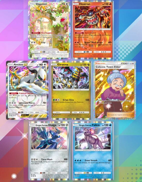 Pokemon from Ancient Records Cards