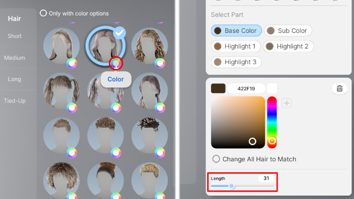 How to Change Hair Length