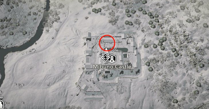 Mibuno Castle Kura Key map location