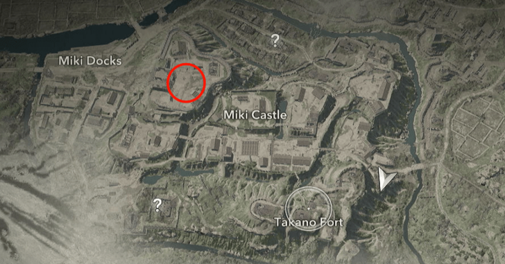 Miki Castle Samurai Dasiho 4 Map Location