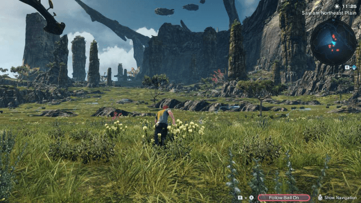 Xenoblade Chronicles X Definitive Edition - Press R and B, then Left Analog Stick