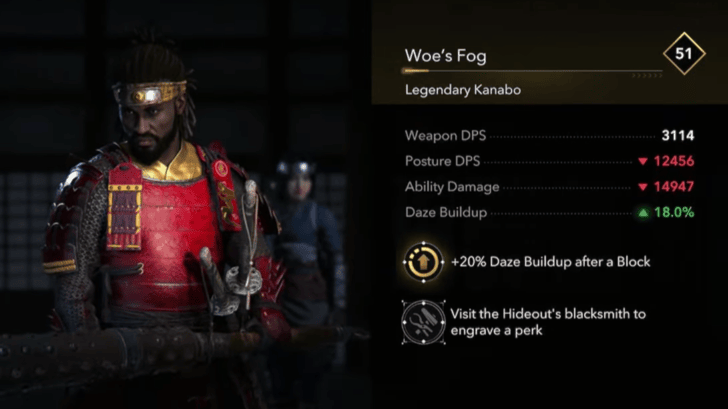 Equip Weapons with Daze Buildup