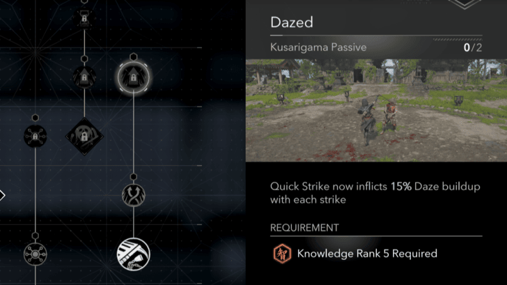 Unlock Abilities with Daze Buildup