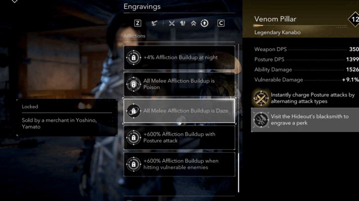 Equip Engravings that Inflict Daze