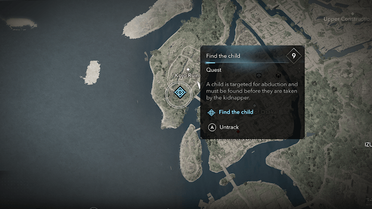 Find the Child location