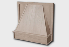 Chimney Frame Wood Range Hood