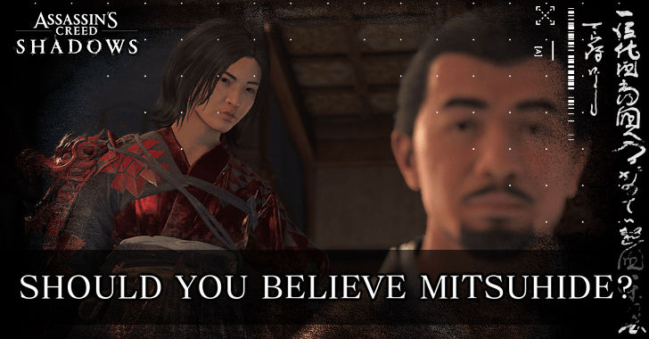 AC Shadows Should You Believe Mitsuhide