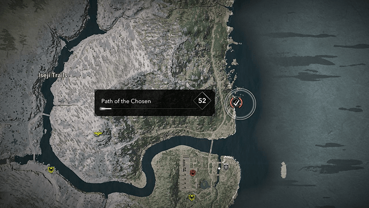 Path of the Chosen Map Location