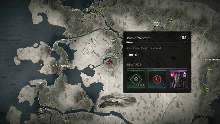 Path of Wisdom Map Location