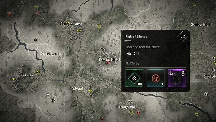 Path of Silence Map Location