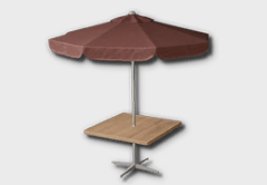 Parasol Square Dining Table